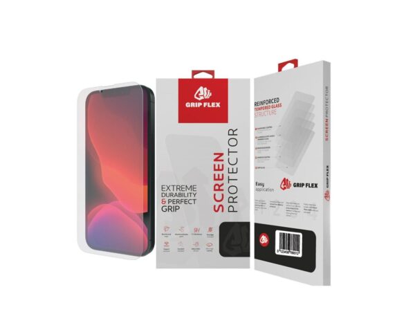 Grip Flex - Matte Tempered Glass Screen Protector for iPhone 15