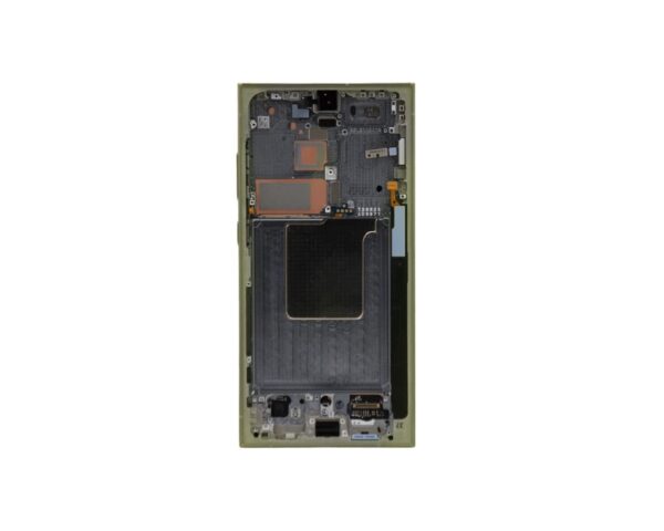 Aftermarket - Soft OLED Screen and Digitizer Assembly w/ Frame for Samsung Galaxy S24 Ultra (S928) (Titanium Yellow) - Image 3