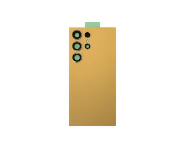 Back Cover w/ Adhesive / Camera Lens for Samsung Galaxy S24 Ultra (S928) (No Logo) (Titanium Orange)