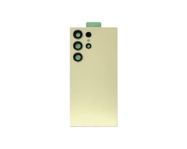 Back Cover w/ Adhesive / Camera Lens for Samsung Galaxy S24 Ultra (S928) (No Logo) (Titanium Yellow)